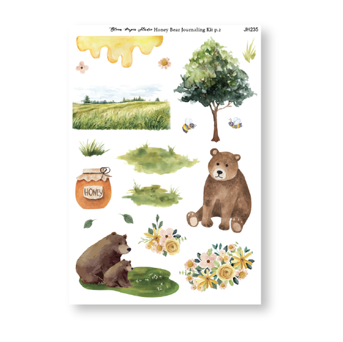 Honey Bear Journaling Kit pg 2