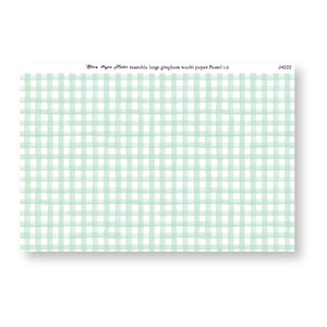 Tearable Gingham Washi Paper Pastel 1.0