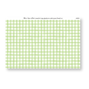 Tearable Gingham Washi Paper Pastel 2.0