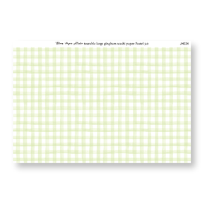 Tearable Gingham Washi Paper Pastel 3.0