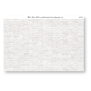 Tearable Large Brick Washi Paper 3.0