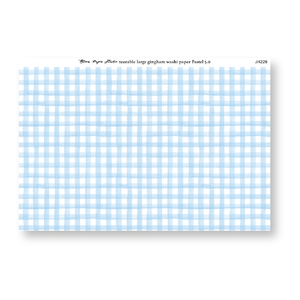 Tearable Gingham Washi Paper Pastel 5.0