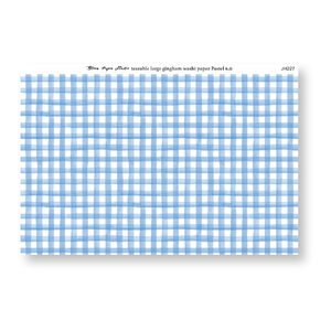 Tearable Gingham Washi Paper Pastel 6.0