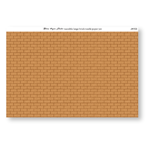 Tearable Large Brick Washi Paper 5.0