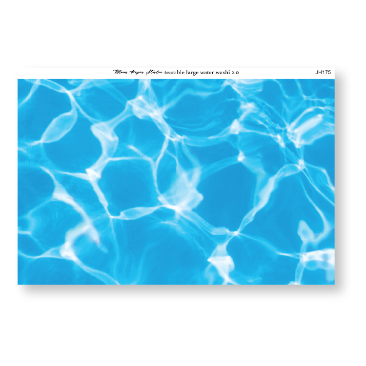 Tearable Large Water Washi Paper 2.0