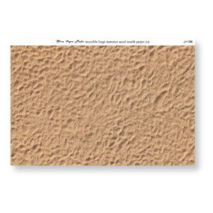 Tearable Large Summer Sand Washi Paper 7.0